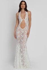 Saltair Lace Bustier Maxi Dress | Dress In Beauty